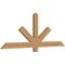 Ekena Millwork Kennewick Timber Gable Bracket, Western Red Cedar, 60"W x 22"H x 1 1/2"D x 3 1/2"F, 9/12 Pitch GBW060X22X0204KEN00SWR - alternate 2